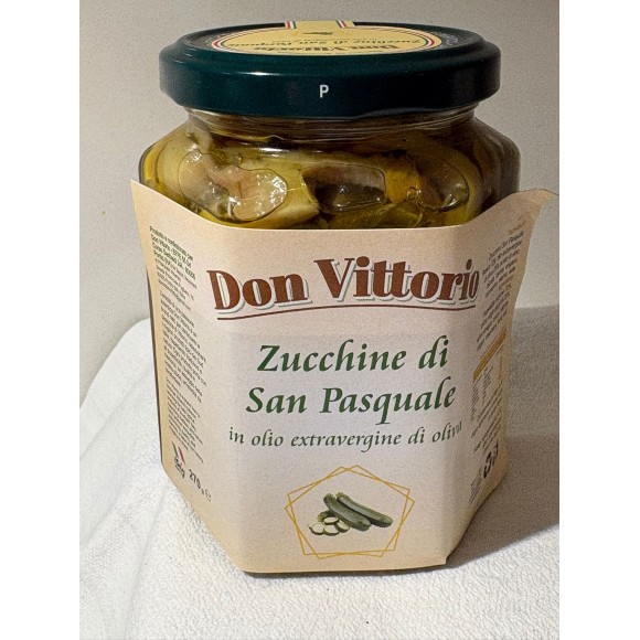 Zucchine di San Pasquale in olio extravergine di oliva
