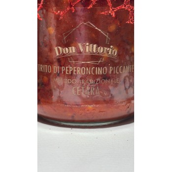 Trito di peperoncino piccante con colatura di alici di Cetara